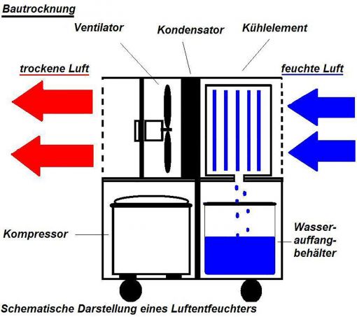 Bautrocknung durch Klimaplus